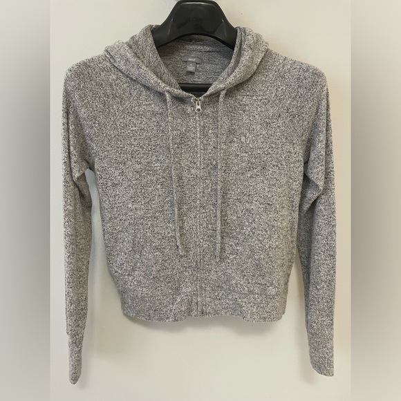 Aerie Zip Cropped Sweatshirt - Picture 1 of 4